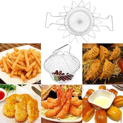 Stainless Steel Multi-Functional Foldable Chef Basket – !