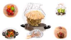 Stainless Steel Multi-Functional Foldable Chef Basket – !