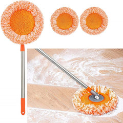 360° Rotating Microfiber Mop | Extendable Handle Telescopic Floor Cleaning Mop