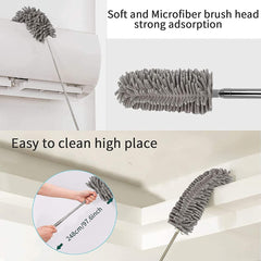Microfiber Duster – Bendable Long Reach Cleaning Brush for Home & Office
