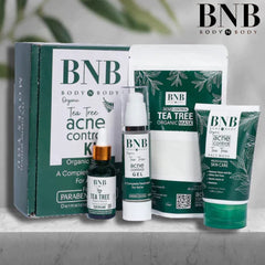 BNB facial kits Premium BNB Acne Control Facial Kit BNB Acne Facial Kit Brightening Glow Kit BNB Acne Control Kit BNB Organic Tea Tree Acne Control Kit 4in1 Facial Kit
